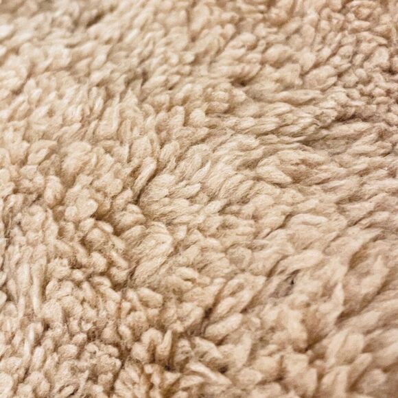 NWT Gorgeous L Cozy Fluffy Sherpa lk Tan Wide Leg Elastic Drawstring Teddy Pants - Picture 8 of 12